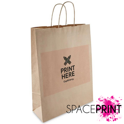 Space Print Large Carry Bag