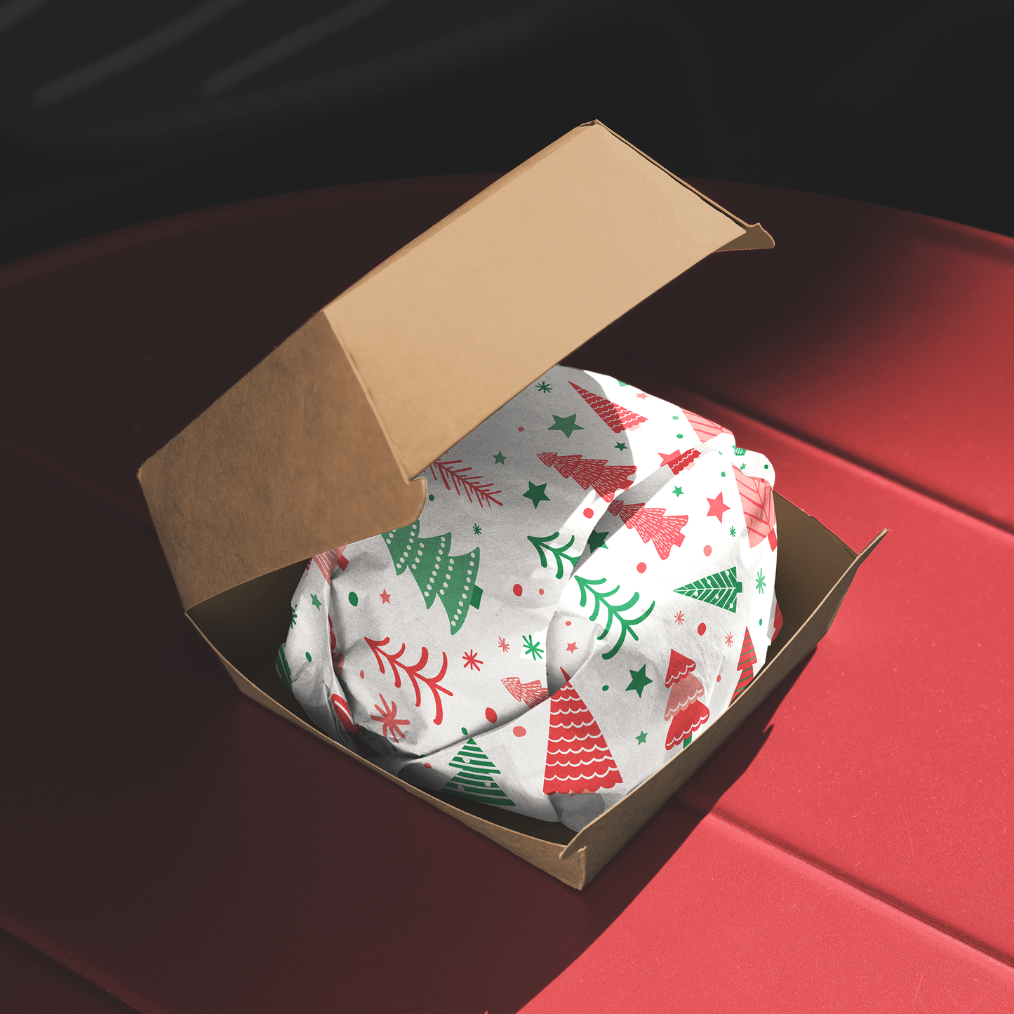 Food Paper Christmas Tree