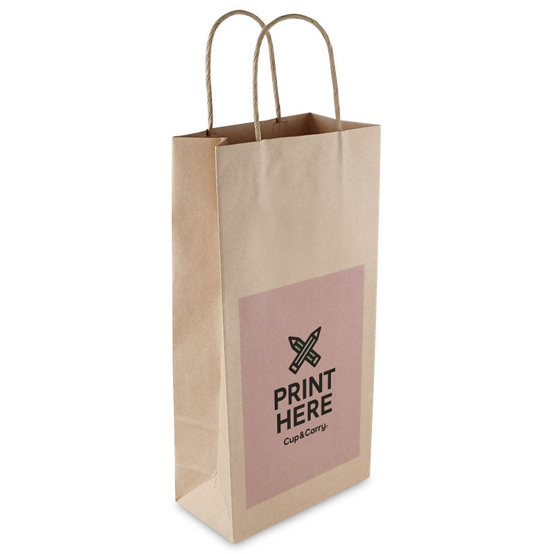 2 Bottle Bag Twist Handle