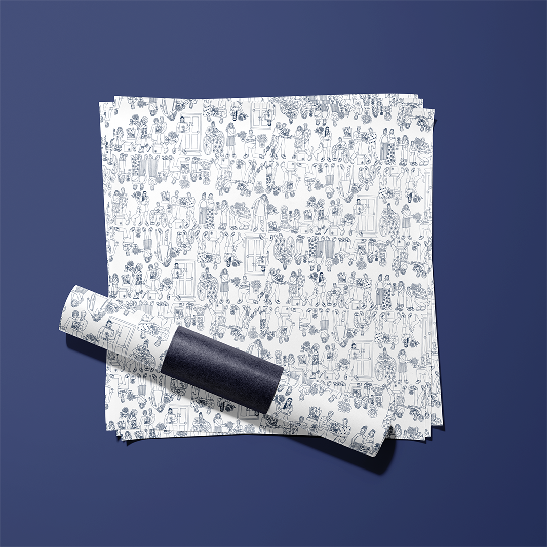 White Wrapping Paper Sheets - Large Quantity