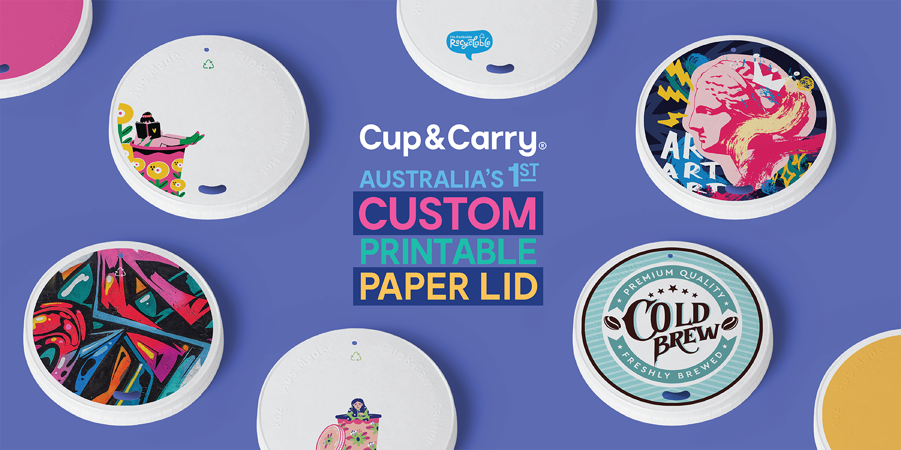 Custom Printed Paper Lids – An Australian First for Cup & Carry