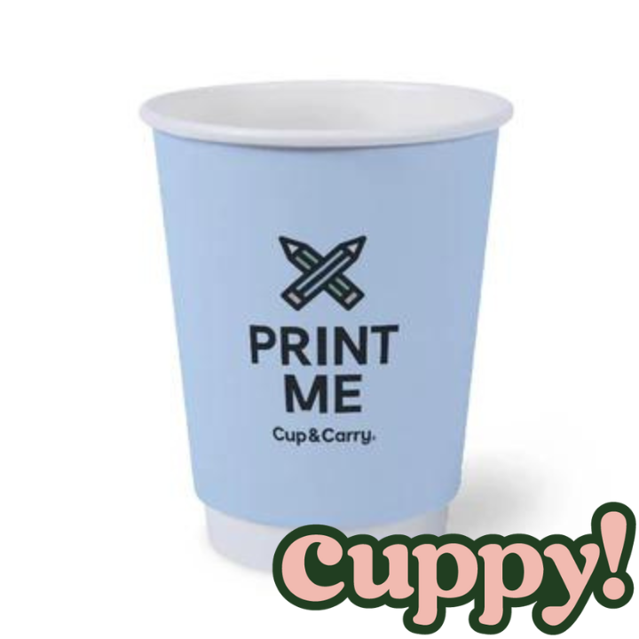 Cuppy 12oz Double Wall Cup - Custom Print