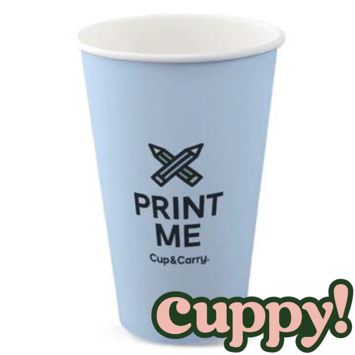 Cuppy 16oz Single Wall Cup - Custom Print