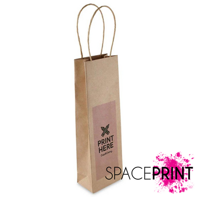 Space Print 1 Bottle Bag