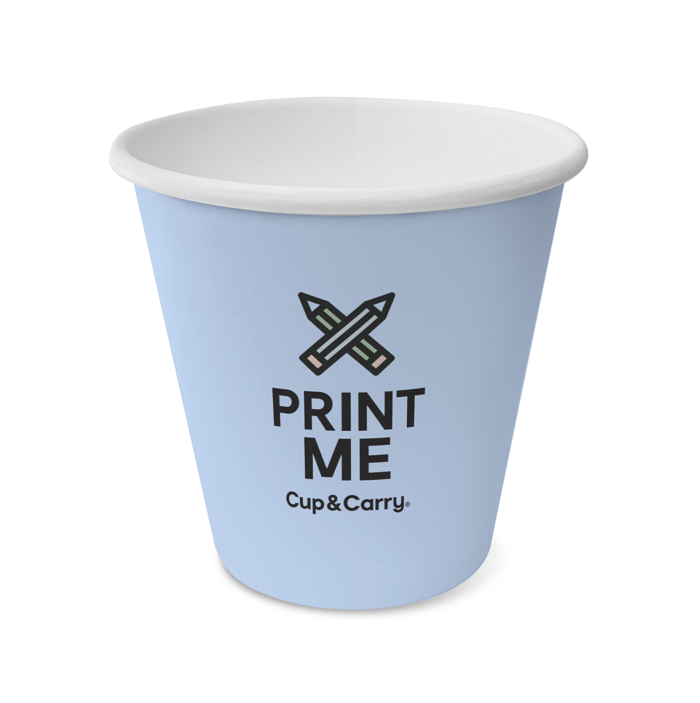 Custom Printed 6oz Paper Coffee Cup - Single Wall