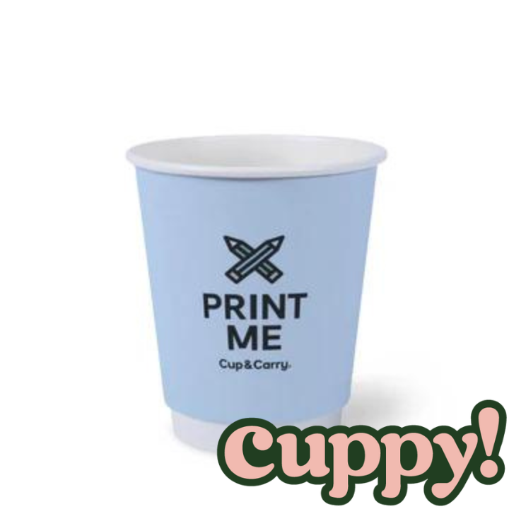 Cuppy 8oz Double Wall Cup - Custom Print