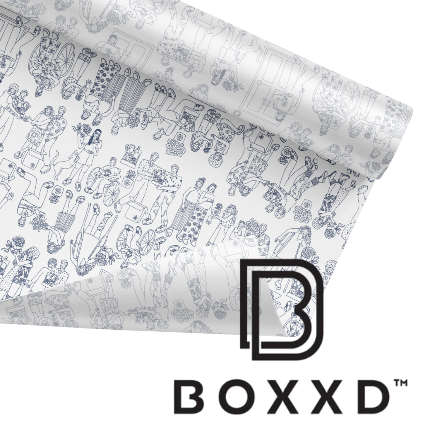 Boxxd Tissue Paper Sheets - Flexo