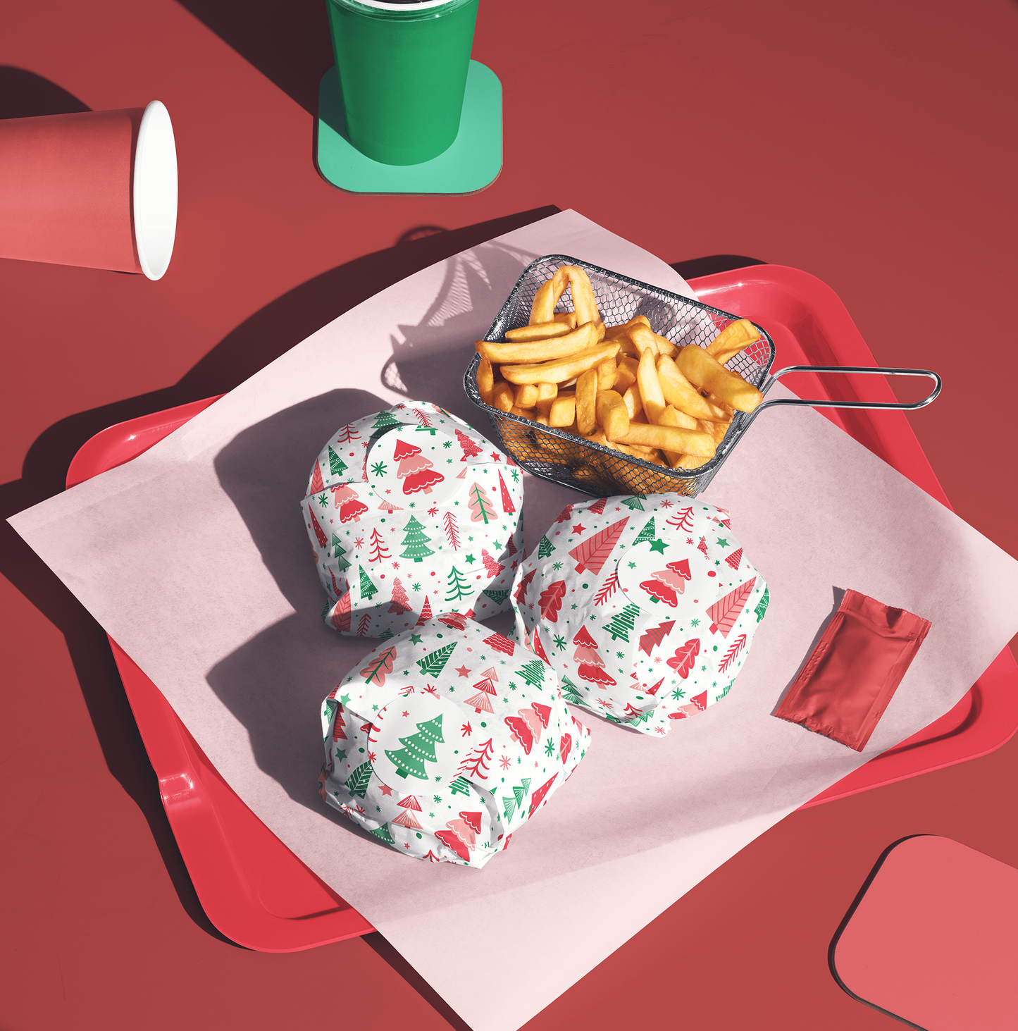 Food Paper Christmas Tree