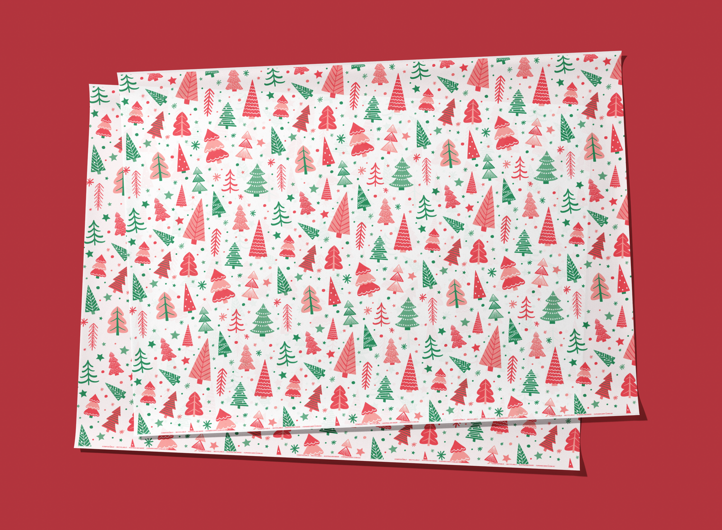 Food Paper Christmas Tree