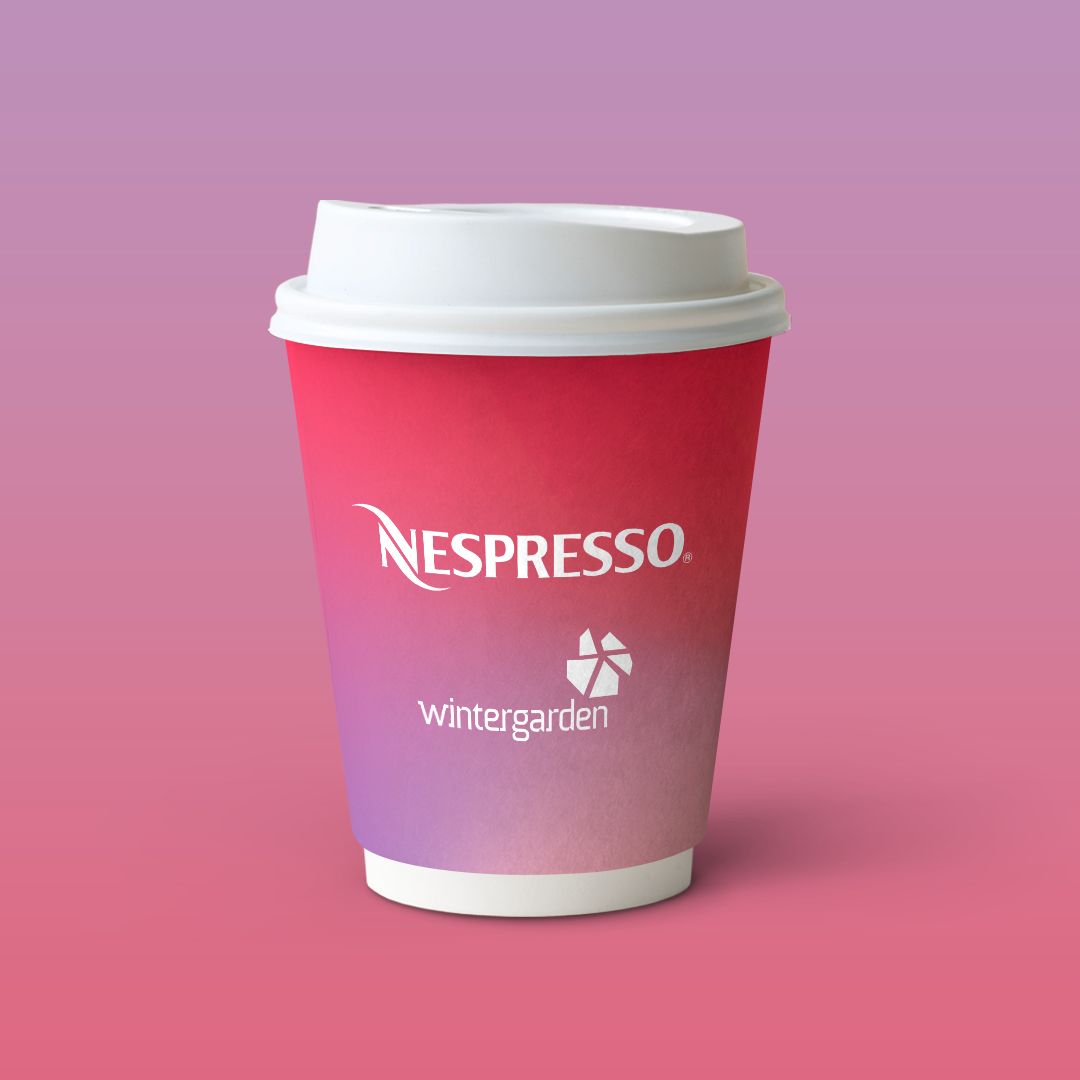 Custom Printed 8oz Paper Coffee Cup - Single Wall