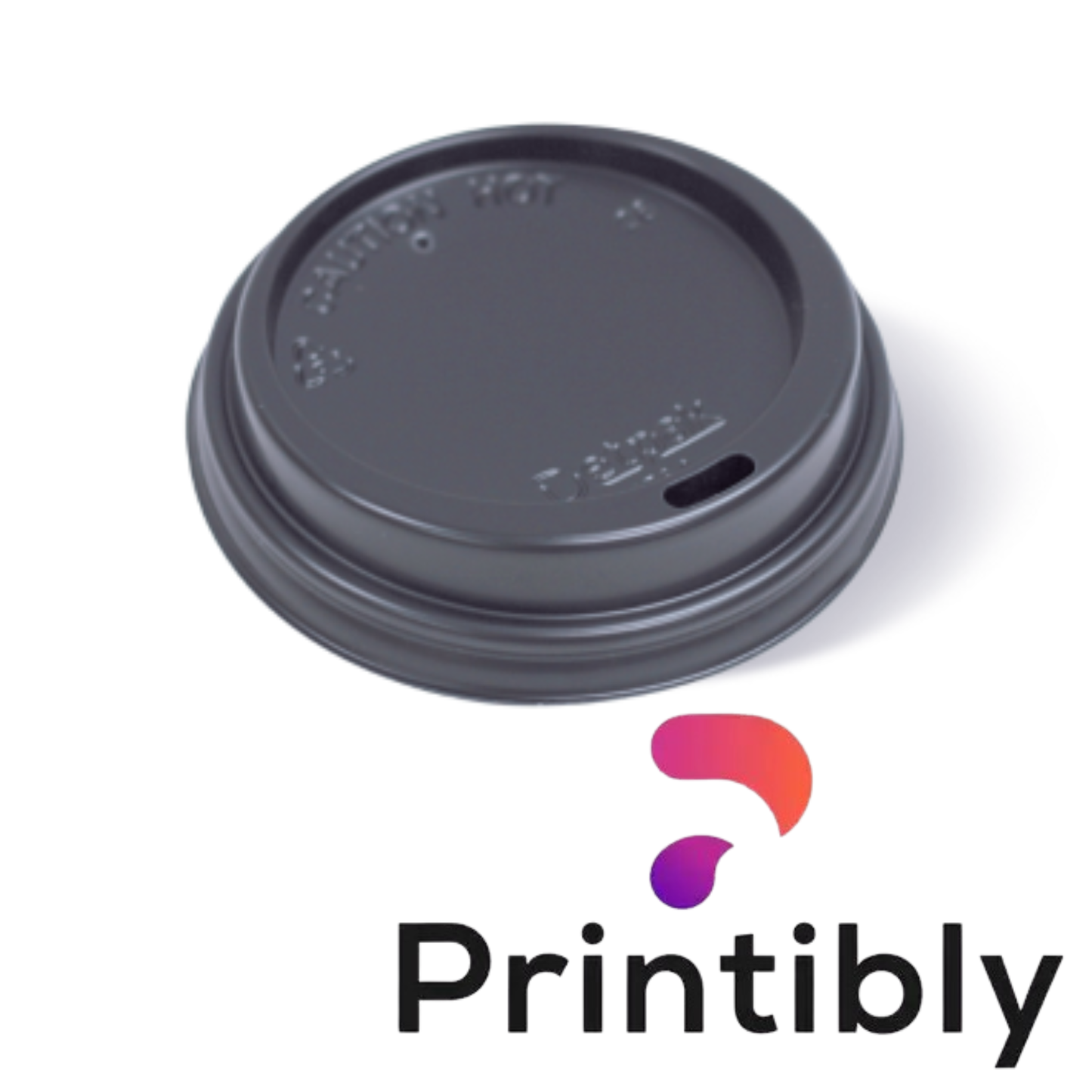 Printibly 6/8oz (80mm) Smooth Lid
