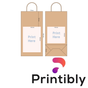 Printibly 2 Bottle Bag Twist Handle