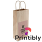 Printibly 2 Bottle Bag Twist Handle