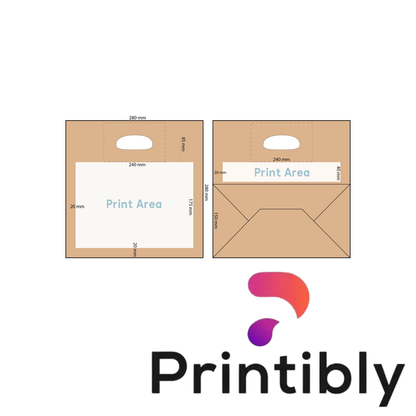 Printibly Delivery Bag
