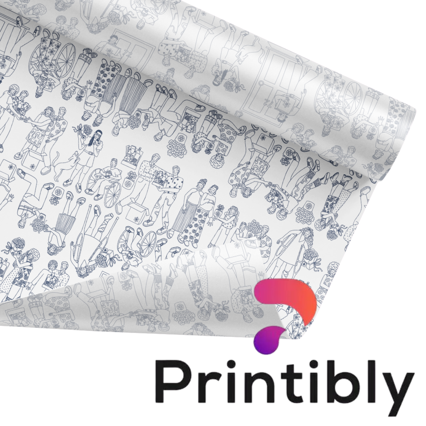 Printibly Tissue Paper Sheets - Flexo