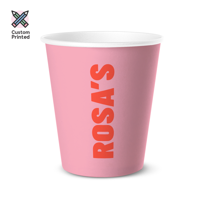 Custom Printed 12oz Paper Coffee Cup - Single Wall