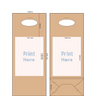 2 Bottle Bag Die-Cut Handle