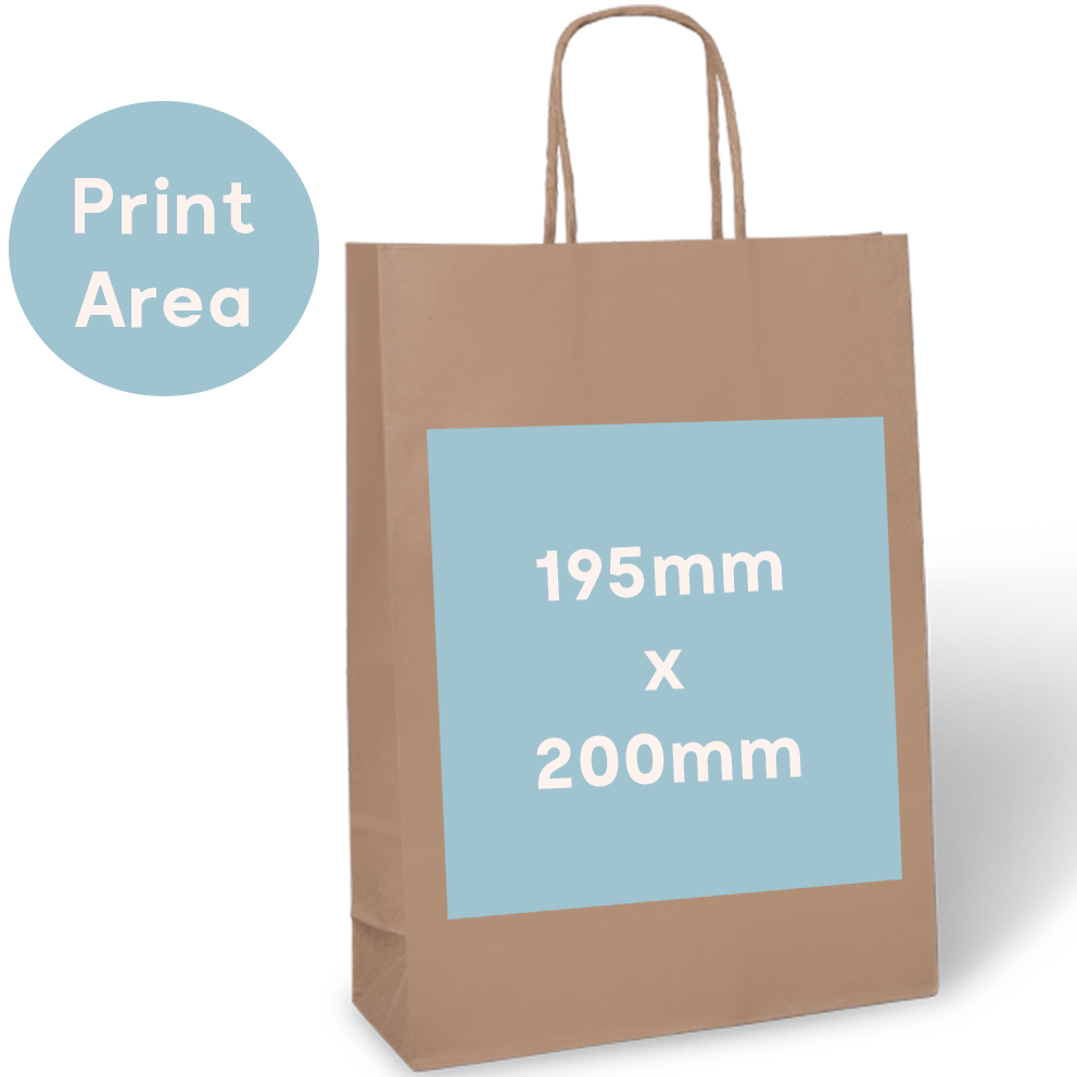 3 Bottle Bag - Twist Handle - Custom Print