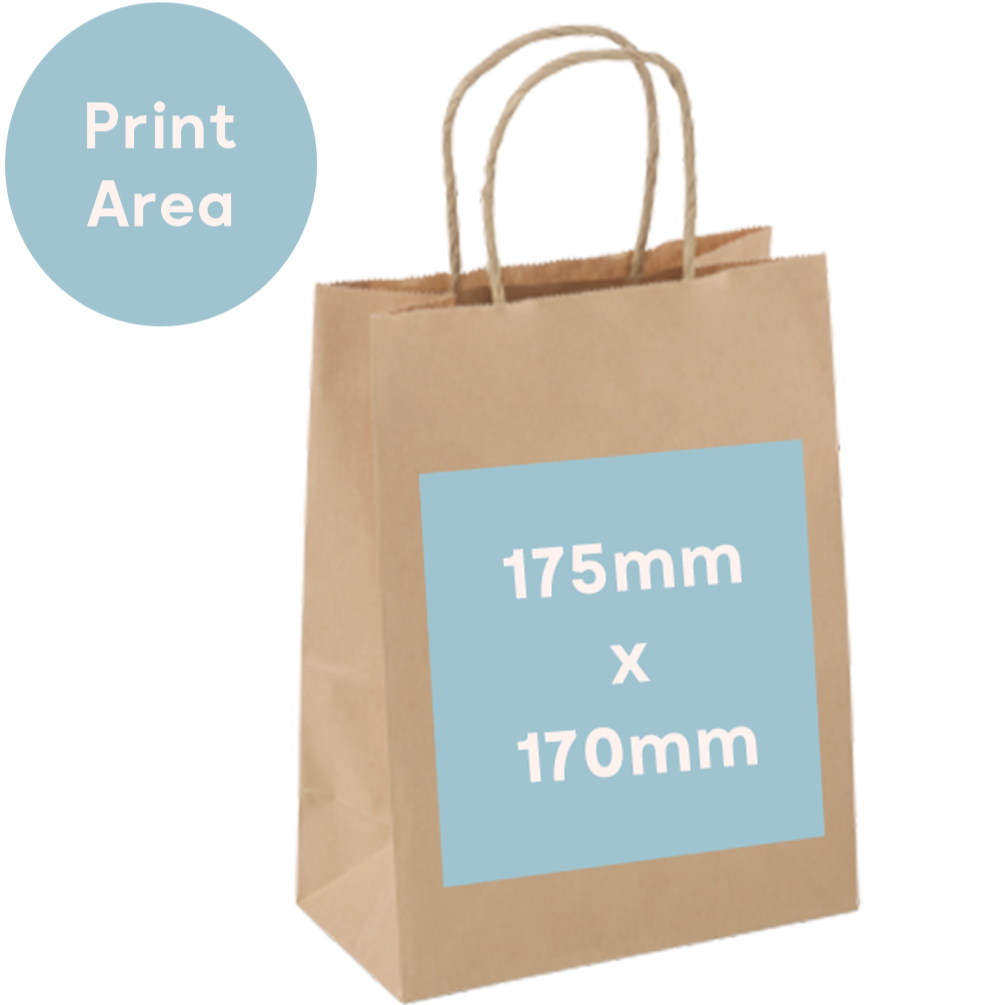 Junior Carry Bag Brown - Custom Print