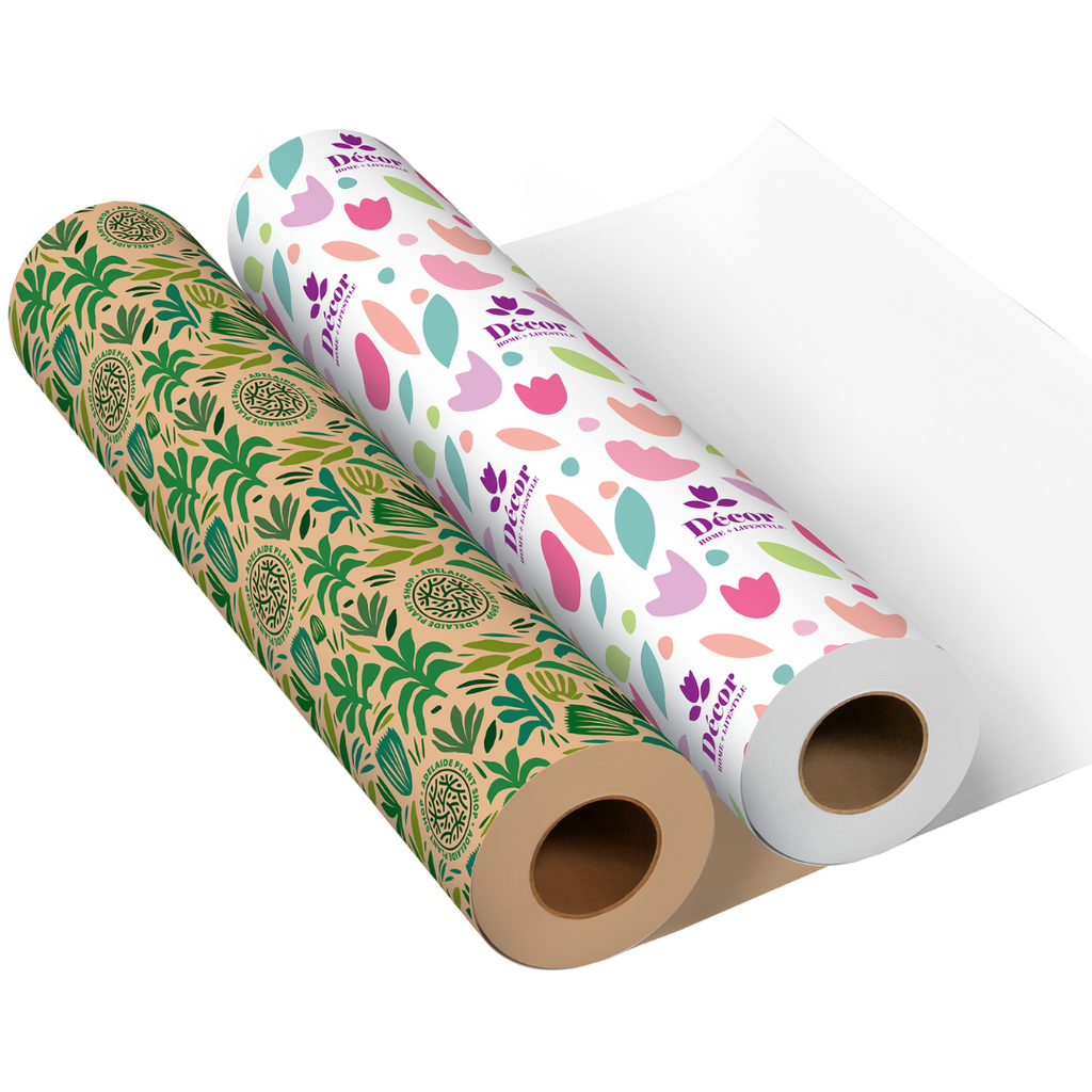 Wrapping Paper Rolls (500mm x 50M) Custom Print Cup & Carry